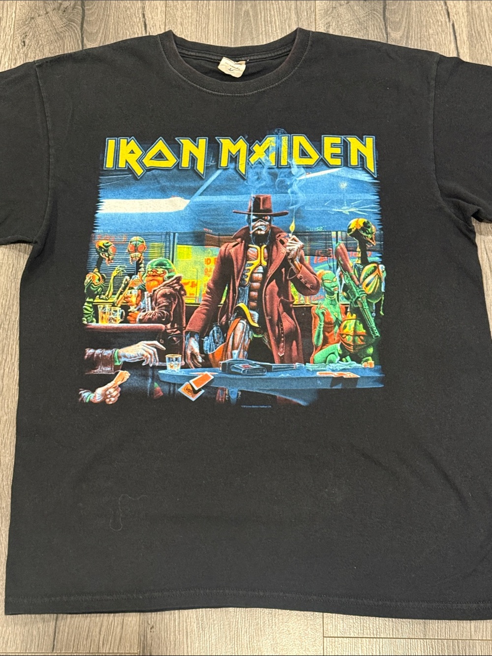 Iron Maiden Stranger in a strange land band t-shirt